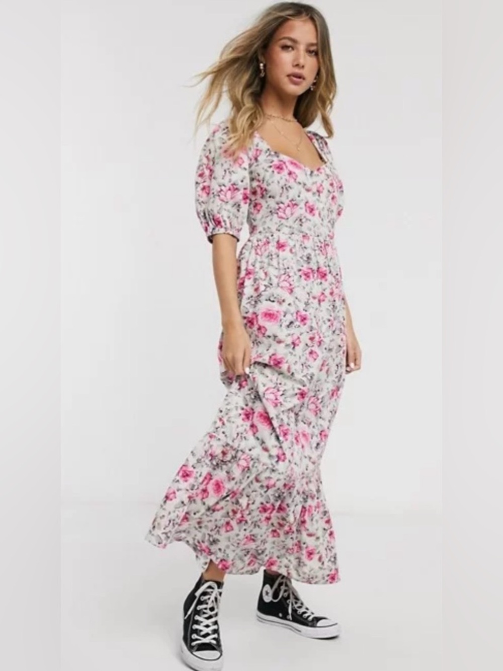ASOS Floral Maxi Dress size 0
